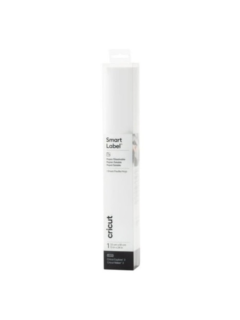 Cricut Smart Label Dissolvable Paper Roll 13"x24" For Explore 3 & Maker 3 Machin